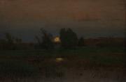 George Inness Moonrise Germany oil painting artist